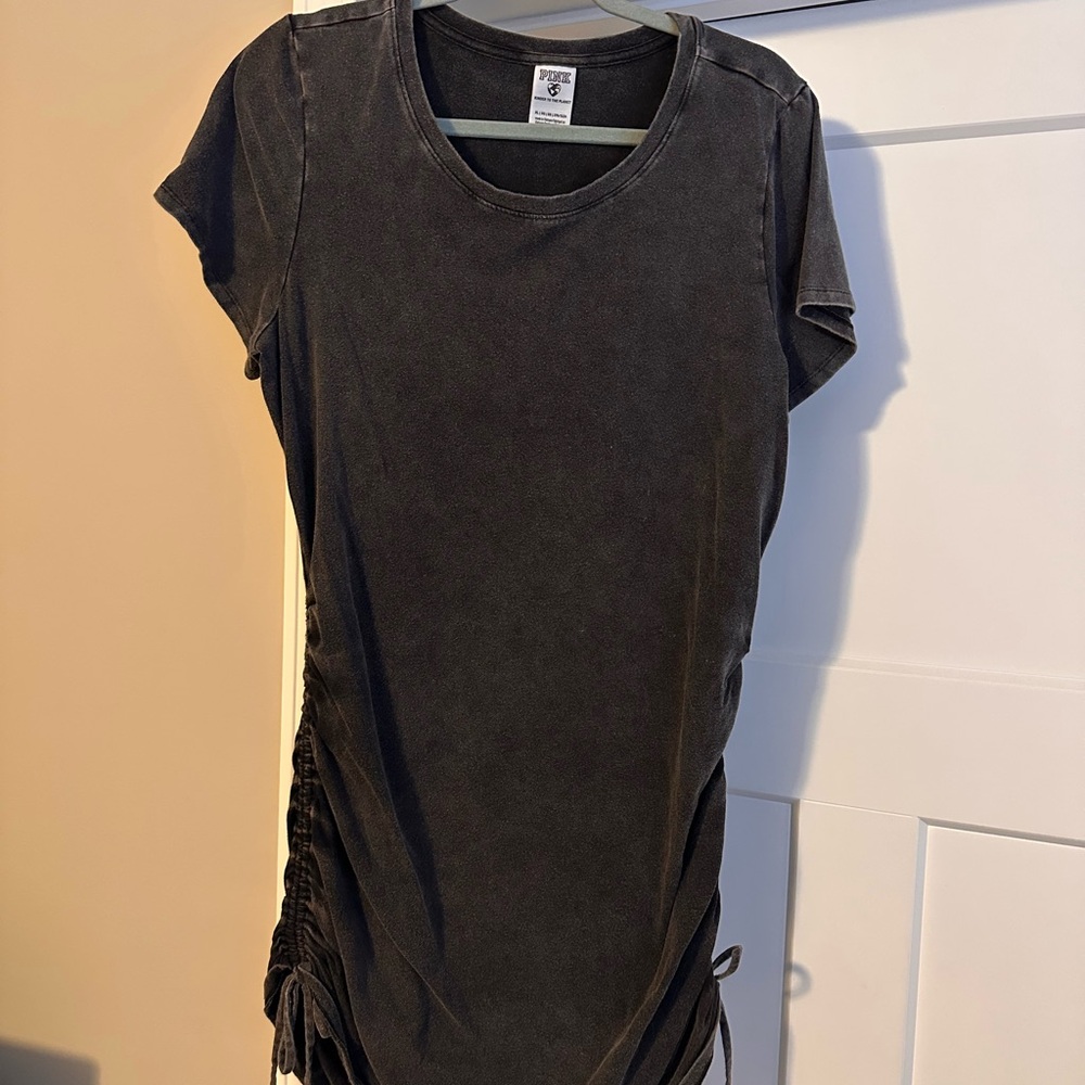 PINK Victoria's Secret Charcoal T-Shirt Dress